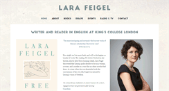 Desktop Screenshot of larafeigel.com
